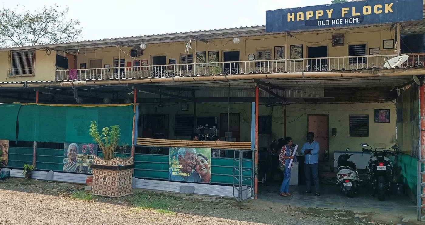 Happy Flock Old Age Home in Karjat, Raigad, one of the first homes HariKshama Foundation visited